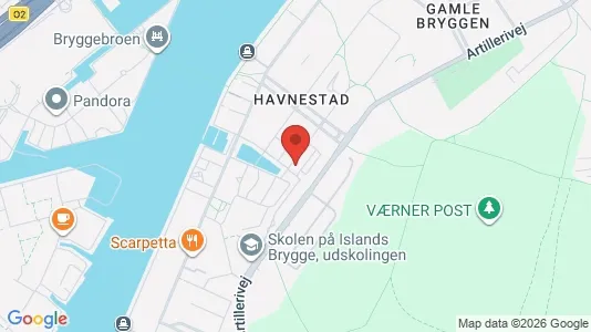 Apartments for rent i Copenhagen S - kort over placeringen