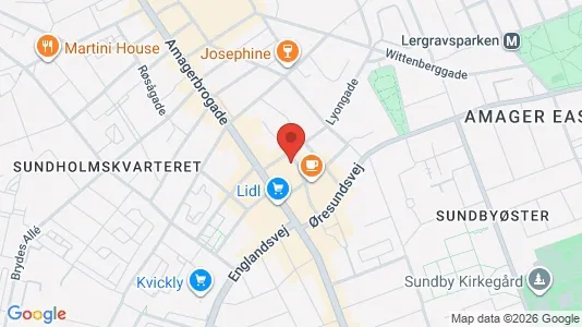 Apartments for rent i Copenhagen S - kort over placeringen