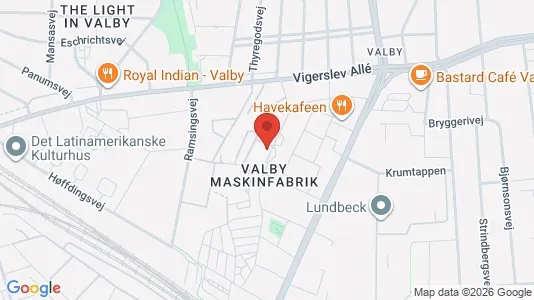 Apartments for rent i Valby - kort over placeringen