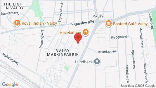 Apartments for rent i Valby - kort over placeringen