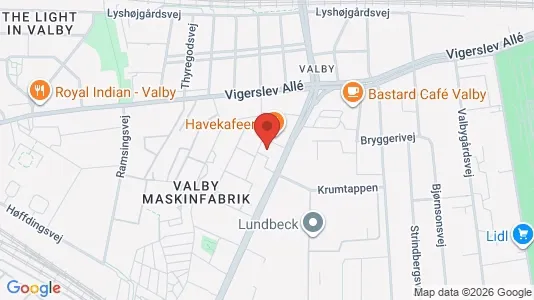 Apartments for rent i Valby - kort over placeringen