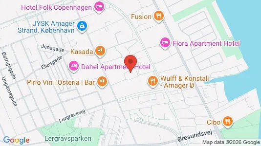 Apartments for rent i Copenhagen S - kort over placeringen