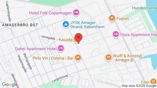 Apartments for rent i Copenhagen S - kort over placeringen