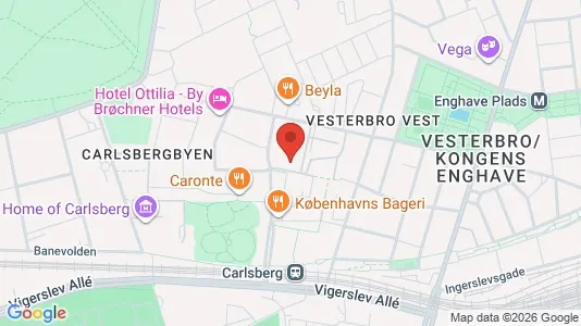 Apartments for rent i Vesterbro - kort over placeringen