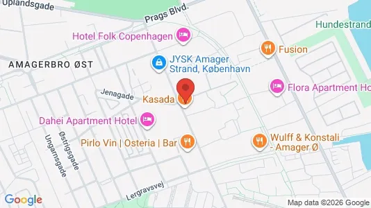 Apartments for rent i Copenhagen S - kort over placeringen