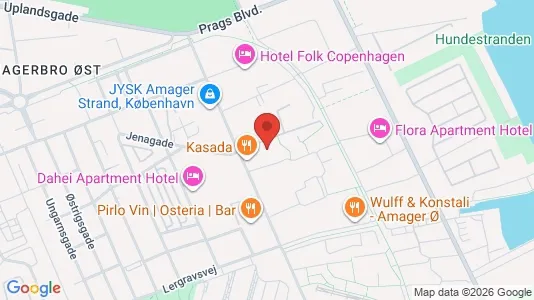Apartments for rent i Copenhagen S - kort over placeringen