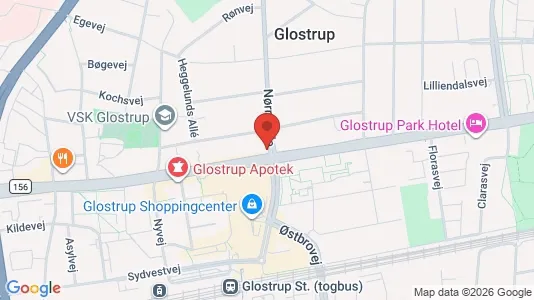 Apartments for rent i Glostrup - kort over placeringen