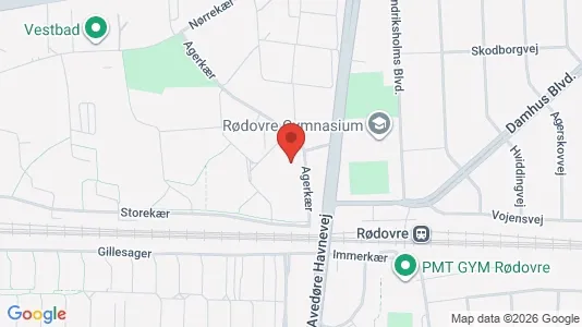 Apartments for rent i Rødovre - kort over placeringen
