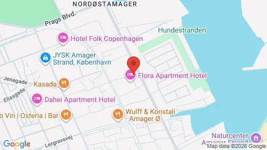 Apartments for rent i Copenhagen S - kort over placeringen