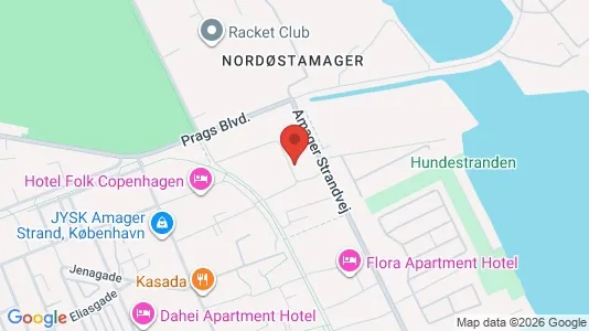 Apartments for rent i Copenhagen S - kort over placeringen