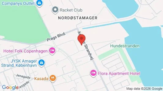 Apartments for rent i Copenhagen S - kort over placeringen
