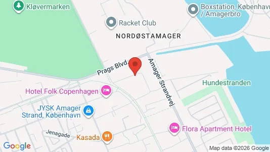 Apartments for rent i Copenhagen S - kort over placeringen
