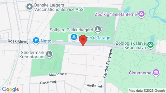 Apartments for rent i Frederiksberg - kort over placeringen