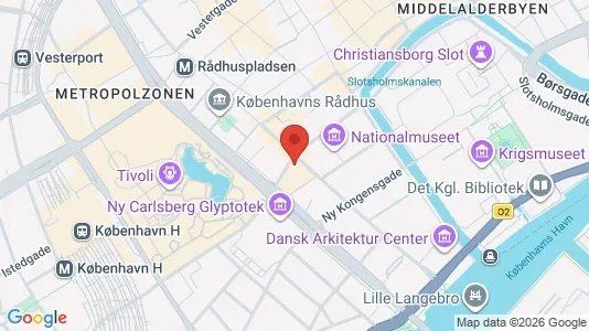 Rooms for rent i Copenhagen S - kort over placeringen