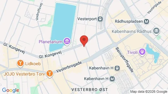 Rooms for rent i Copenhagen S - kort over placeringen