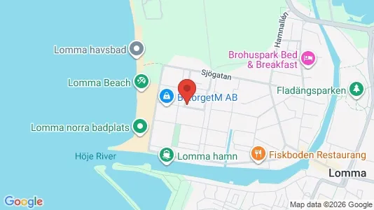 Apartments for rent i Lomma - kort over placeringen