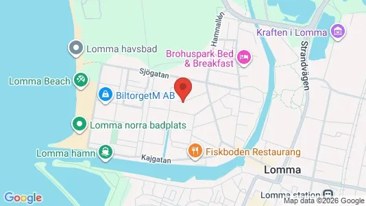 Apartments for rent i Lomma - kort over placeringen