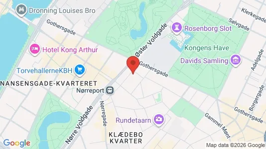 Apartments for rent i Copenhagen K - kort over placeringen