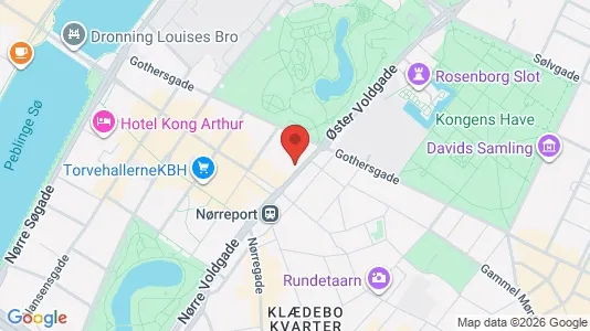 Rooms for rent i Copenhagen S - kort over placeringen