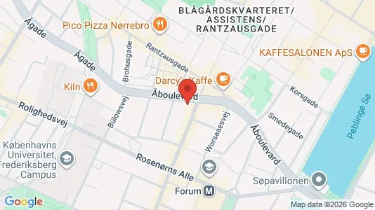 Apartments for rent i Frederiksberg C - kort over placeringen