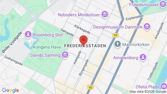Apartments for rent i Copenhagen K - kort over placeringen