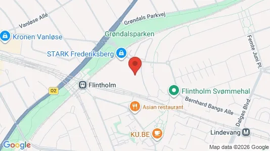Apartments for rent i Frederiksberg - kort over placeringen