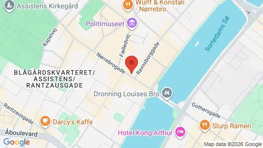 Rooms for rent i Copenhagen S - kort over placeringen
