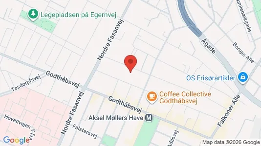 Apartments for rent i Frederiksberg - kort over placeringen