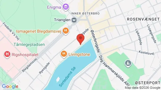 Rooms for rent i Copenhagen S - kort over placeringen