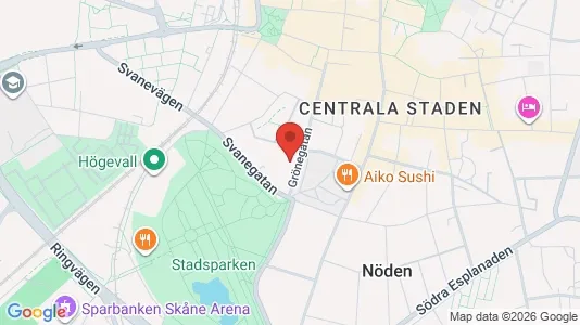 Apartments for rent i Lund - kort over placeringen