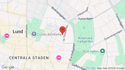 Apartments for rent i Lund - kort over placeringen