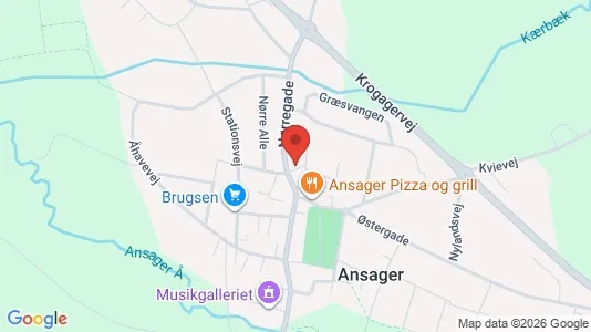 Apartments for rent i Ansager - kort over placeringen