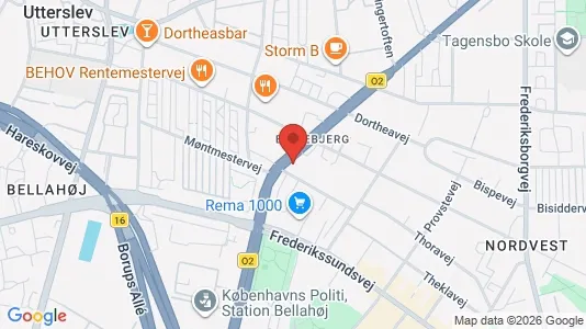 Apartments for rent i Copenhagen NV - kort over placeringen