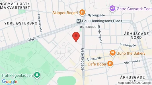 Rooms for rent i Copenhagen S - kort over placeringen