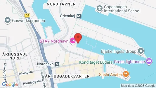 Apartments for rent i Nordhavn - kort over placeringen