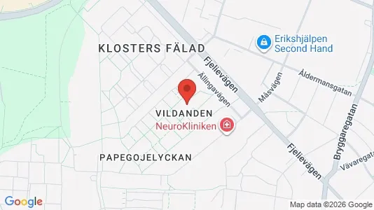 Rooms for rent i Lund - kort over placeringen