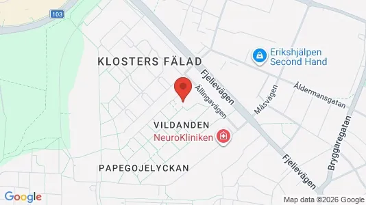 Rooms for rent i Lund - kort over placeringen