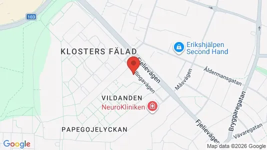 Rooms for rent i Lund - kort over placeringen