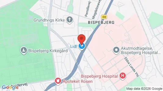 Apartments for rent i Copenhagen NV - kort over placeringen