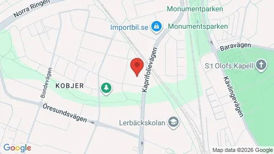 Apartments for rent i Lund - kort over placeringen