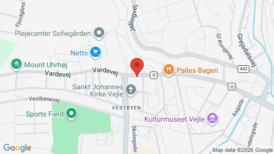 Apartments for rent i Vejle Center - kort over placeringen