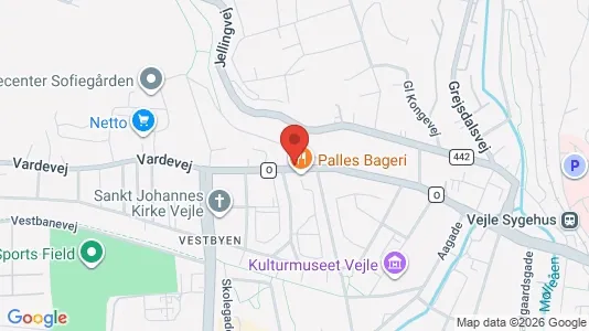 Apartments for rent i Vejle Center - kort over placeringen