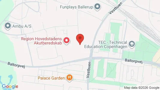 Rooms for rent i Ballerup - kort over placeringen
