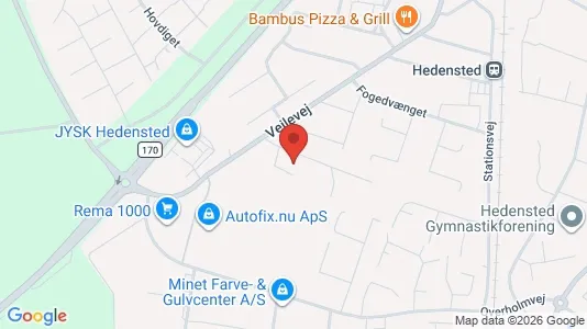 Apartments for rent i Hedensted - kort over placeringen