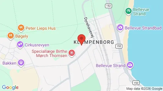 Apartments for rent i Klampenborg - kort over placeringen