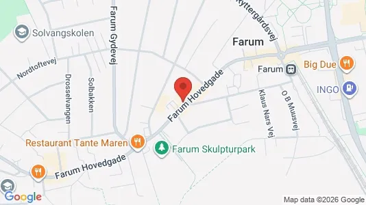 Apartments for rent i Farum - kort over placeringen