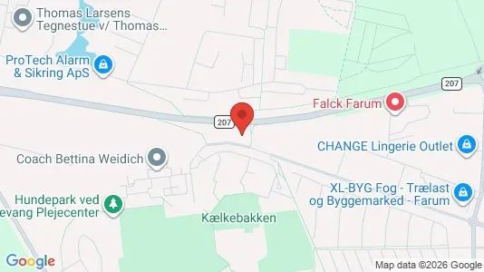 Apartments for rent i Farum - kort over placeringen