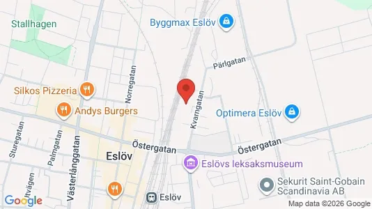 Apartments for rent i Eslöv - kort over placeringen