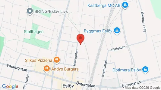 Apartments for rent i Eslöv - kort over placeringen