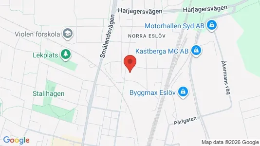 Apartments for rent i Eslöv - kort over placeringen